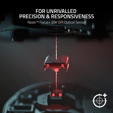 Razer Basilisk V3 with 26K DPI optical sensor for precision