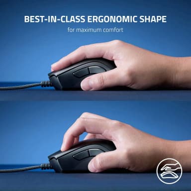 Razer DeathAdder V2 ergonomic shape for maximum comfort